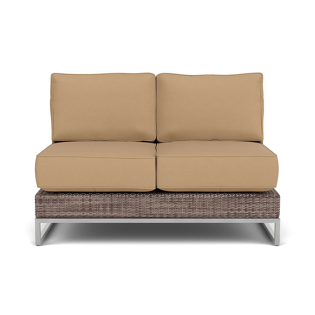 Palms Armless Loveseat with Cushion