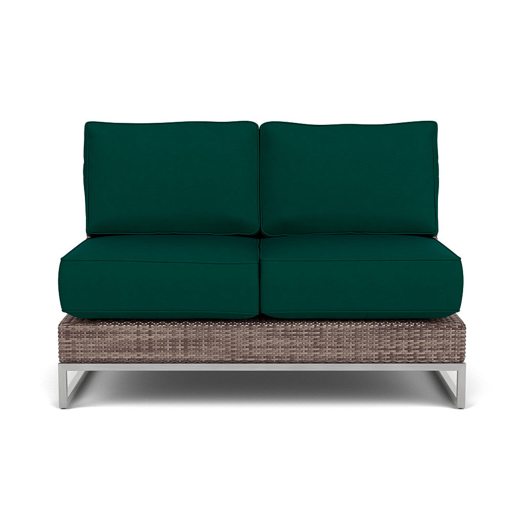 Palms Armless Loveseat with Cushion