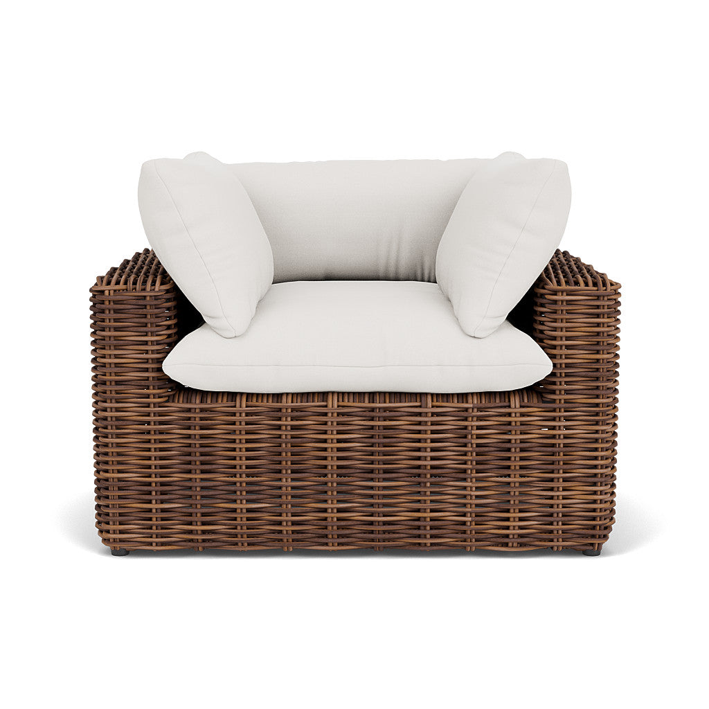 Azza Lounge Chair with Natural Cushions