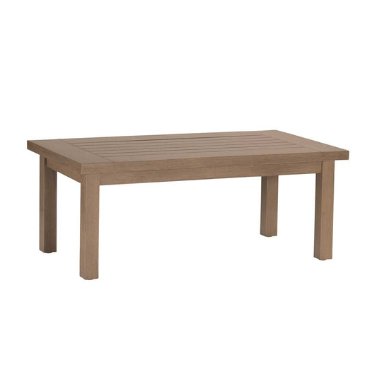 Club Aluminum Coffee Table - Oak