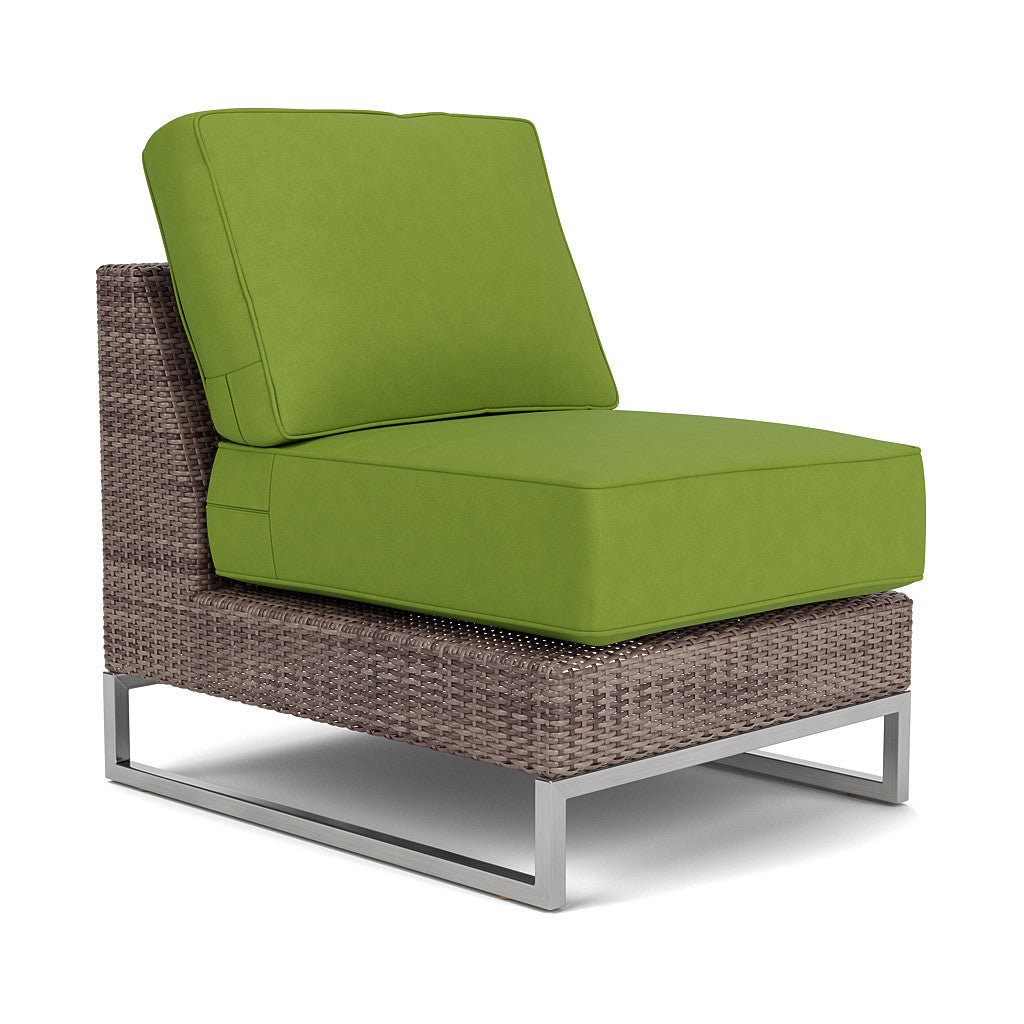 Palms Sectional Armless Chair Cushion Set