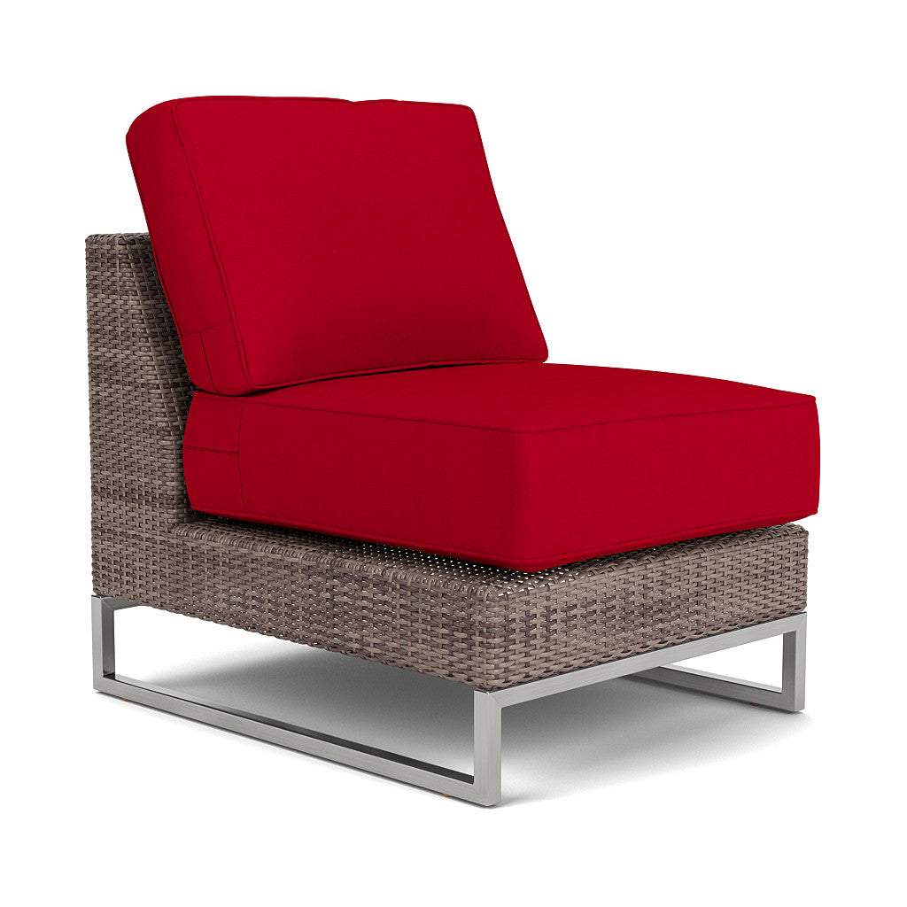 Palms Sectional Armless Chair Cushion Set