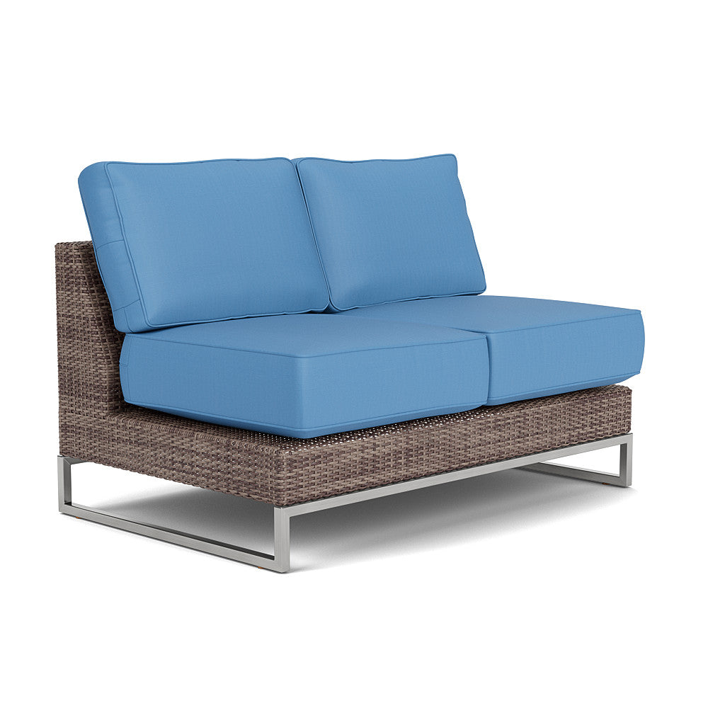 Palms Armless Loveseat Cushion Set