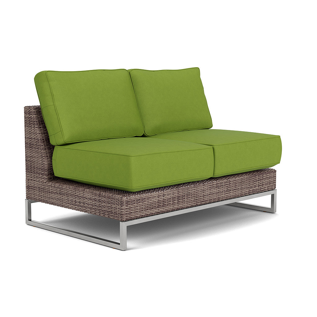 Palms Armless Loveseat Cushion Set