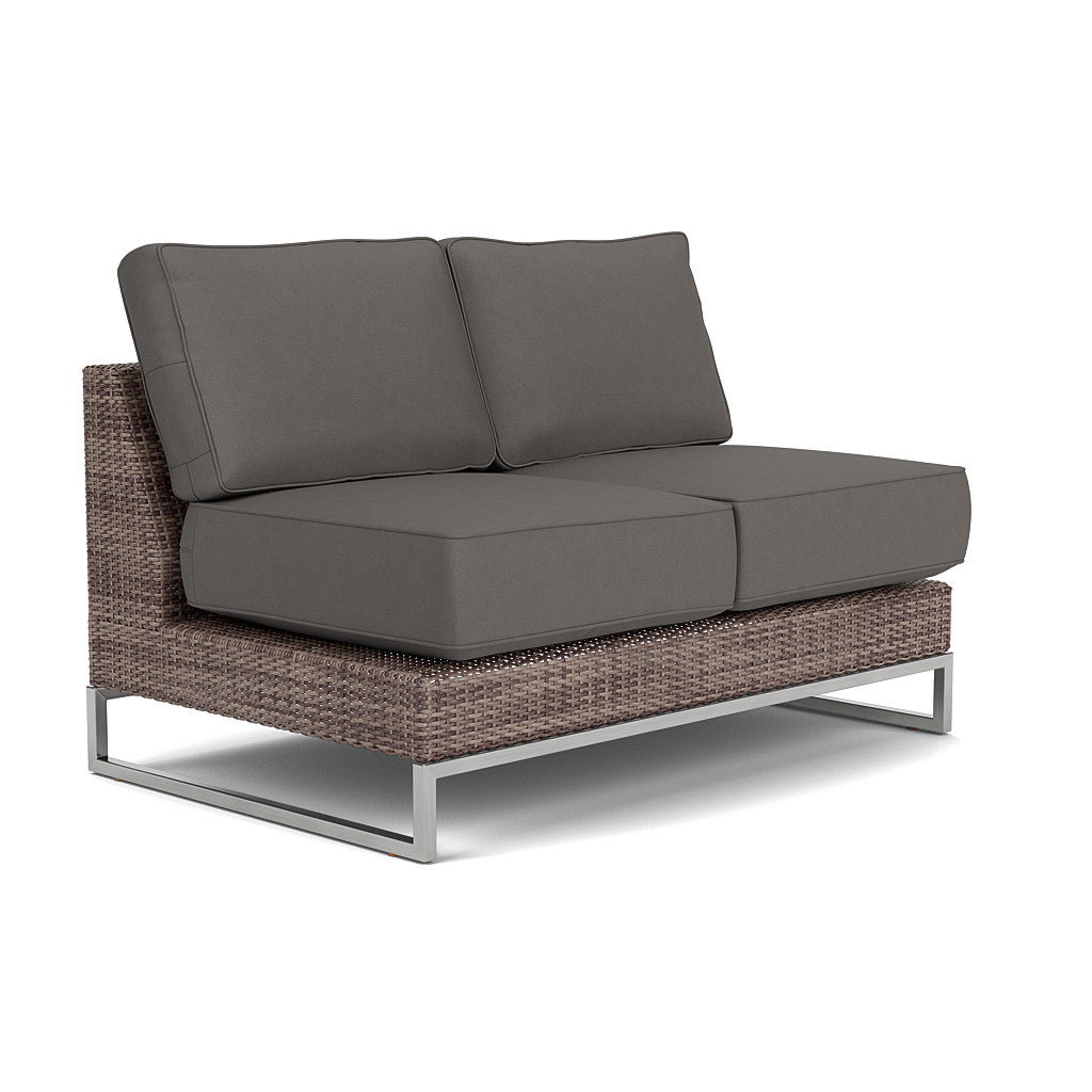 Palms Armless Loveseat Cushion Set