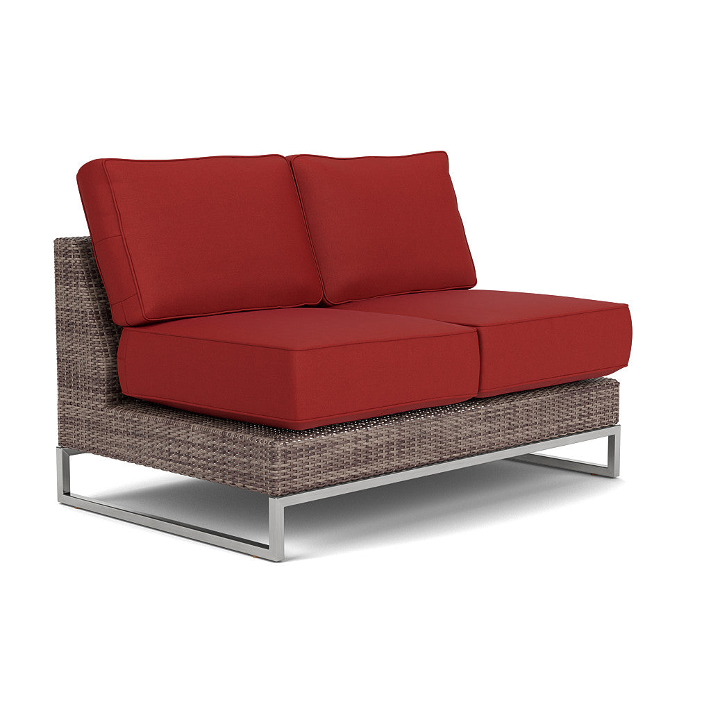 Palms Armless Loveseat Cushion Set
