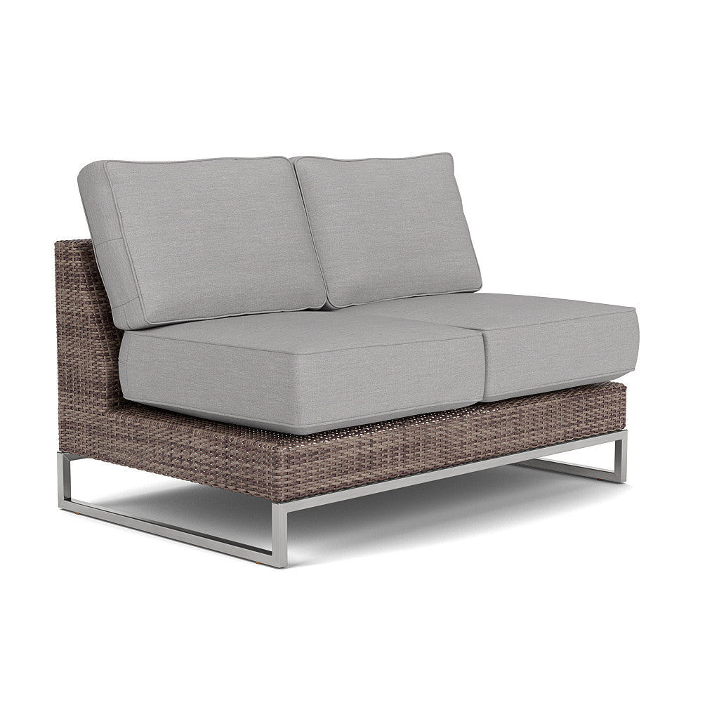 Palms Armless Loveseat Cushion Set