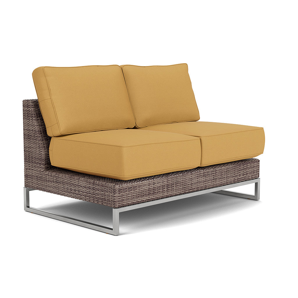 Palms Armless Loveseat Cushion Set
