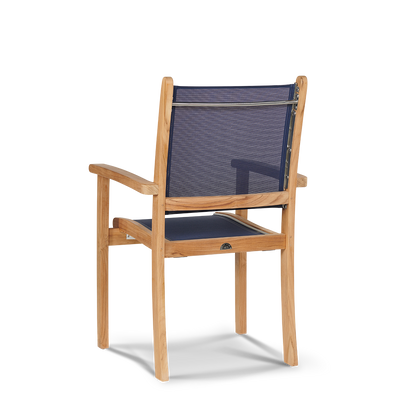 HiTeak Pearl Stackable Dining Armchair (Set of 4)