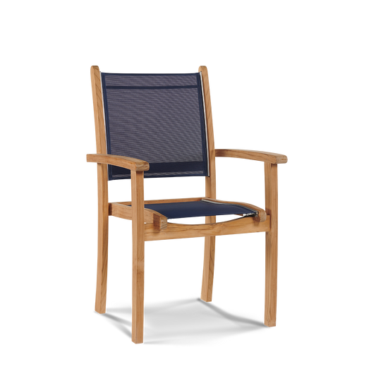 HiTeak Pearl Stackable Dining Armchair (Set of 4)