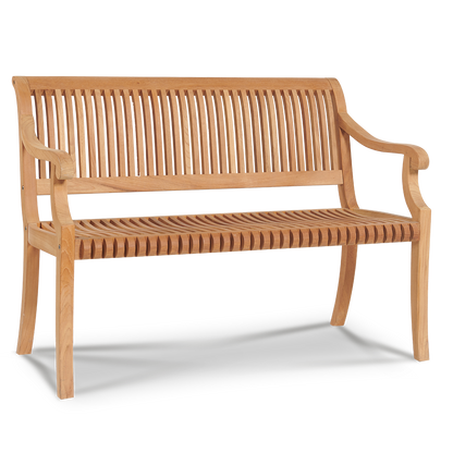 HiTeak Outdoor Palm Bench