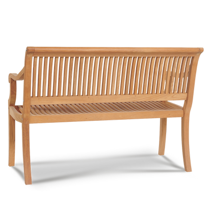 HiTeak Outdoor Palm Bench