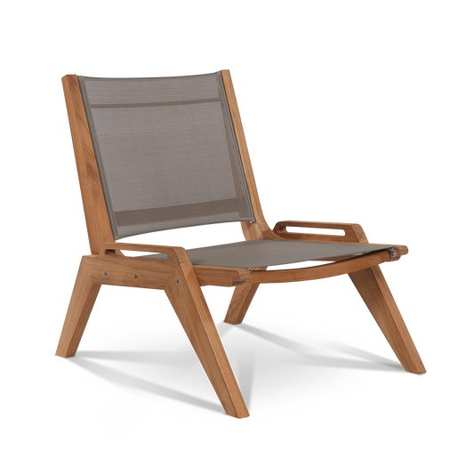 HiTeak Outdoor Draper Sling Chat Chair