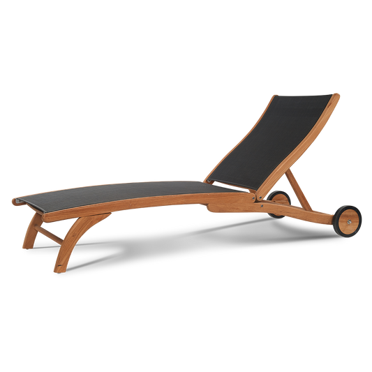 HiTeak Pearl Sunlounger