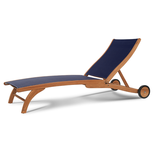 HiTeak Pearl Sunlounger