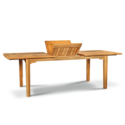 HiTeak Outdoor Manorhouse Extendable Rectangular Dining Table