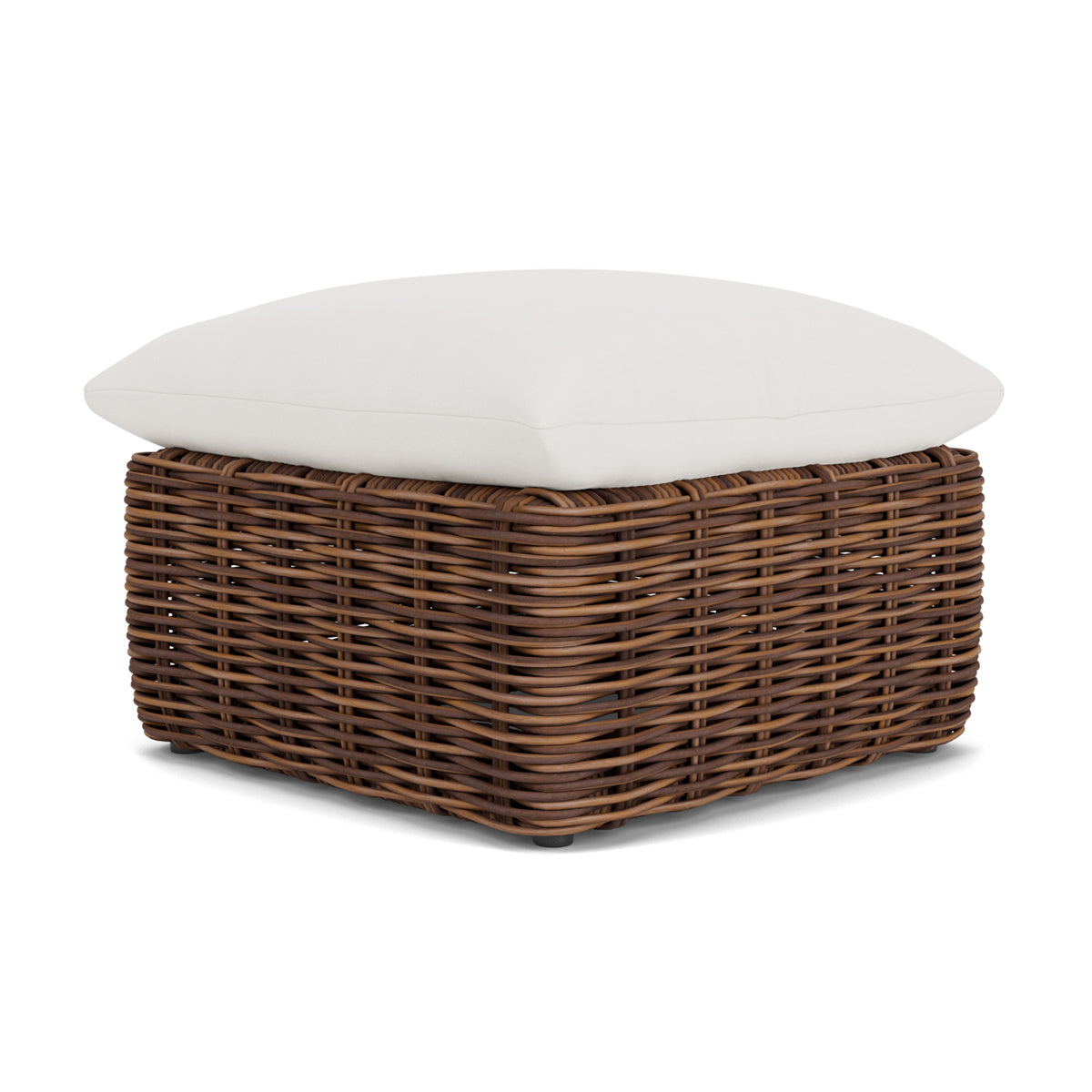 Azza Ottoman with Natural Cushion