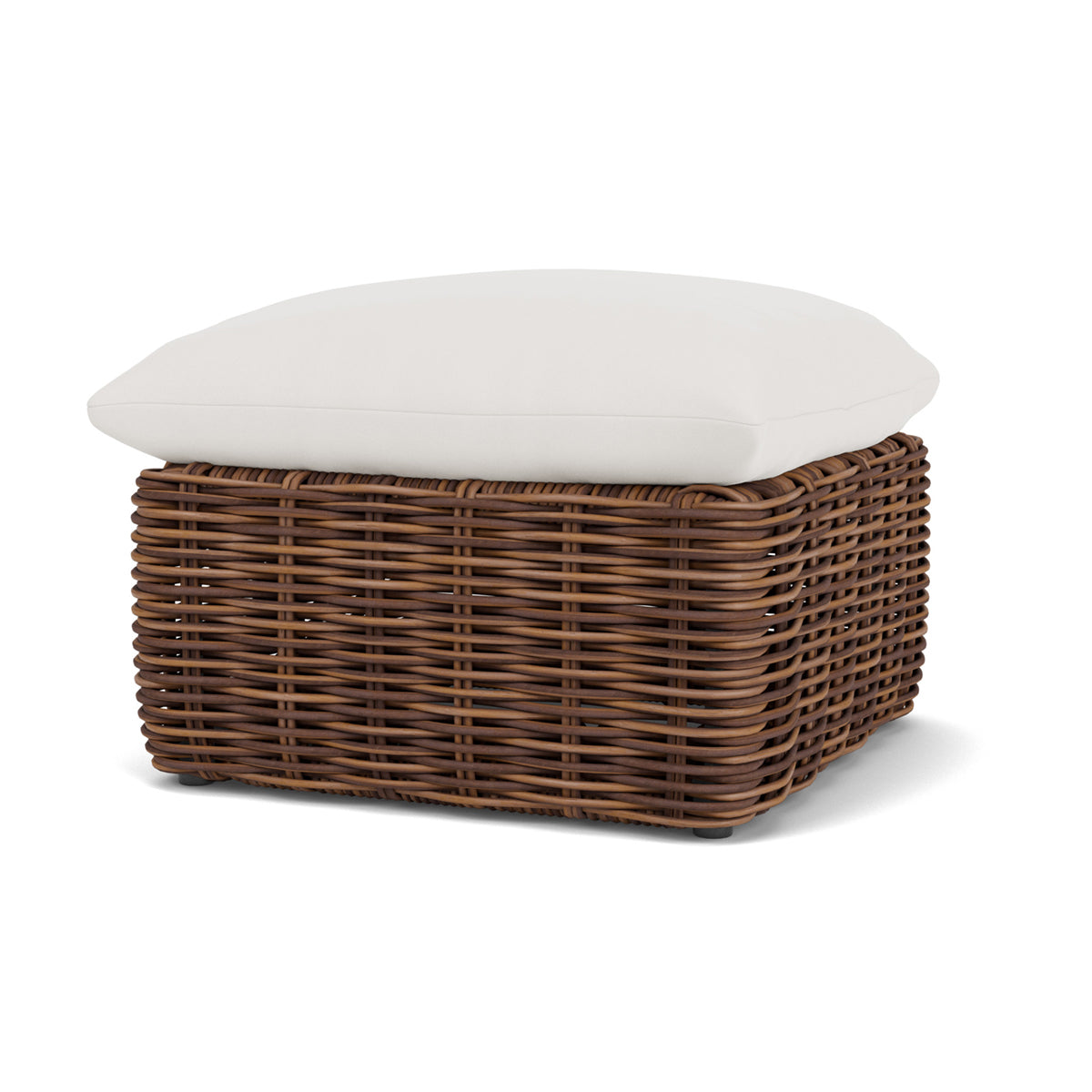 Azza Ottoman with Natural Cushion