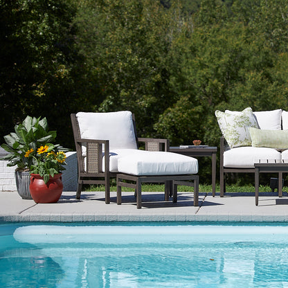 Mia Ottoman with Natural Cushion
