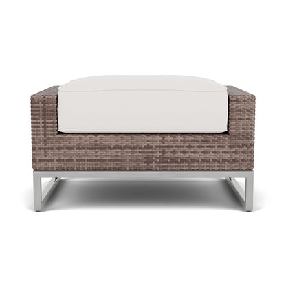 Palms Ottoman with Cushion