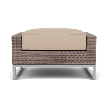 Palms Ottoman with Cushion