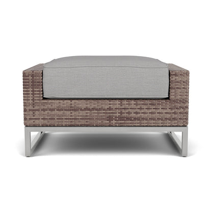 Palms Ottoman with Cushion