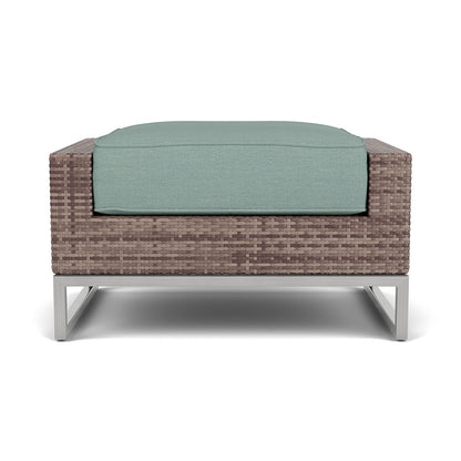 Palms Ottoman with Cushion