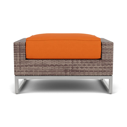 Palms Ottoman with Cushion