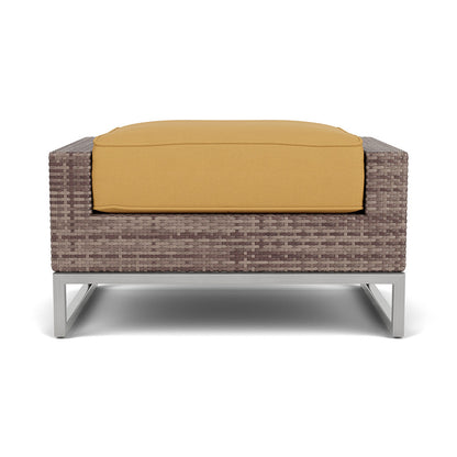 Palms Ottoman with Cushion