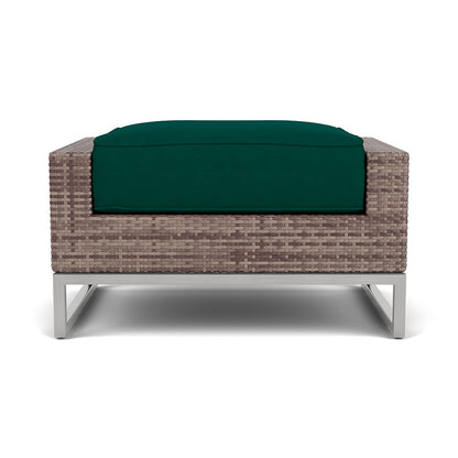 Palms Ottoman with Cushion