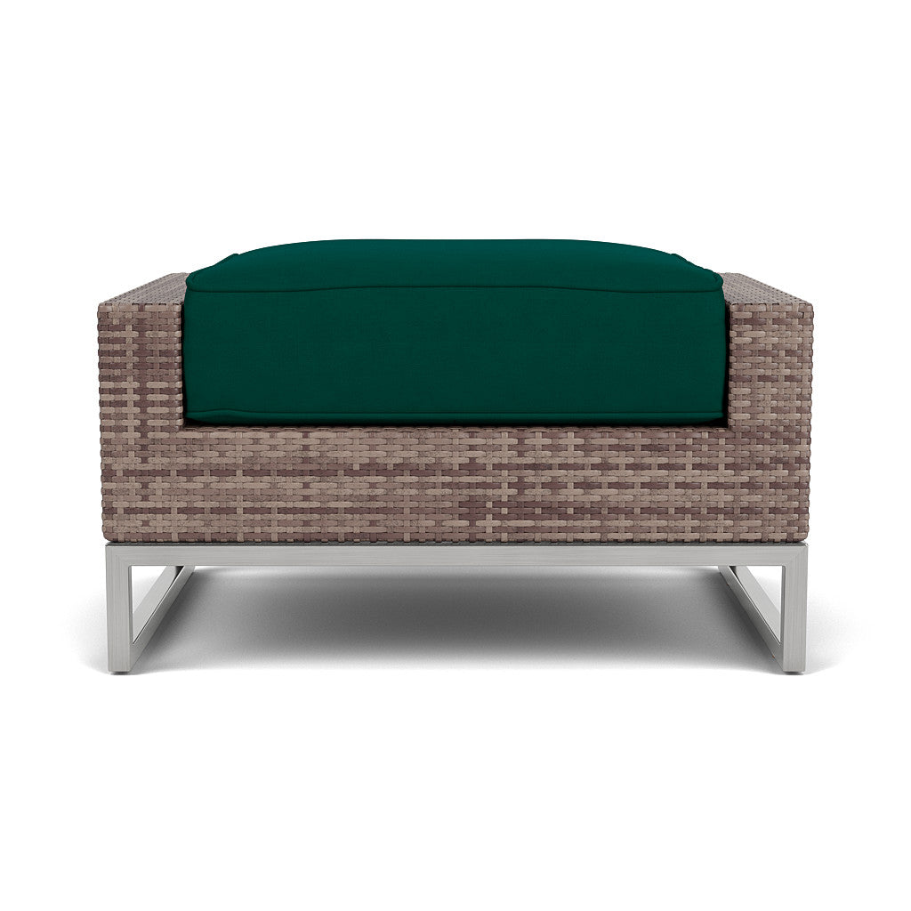 Palms Ottoman with Cushion