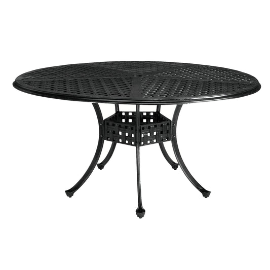 Double Lattice Round Dining Table