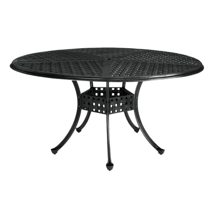 Double Lattice Round Dining Table