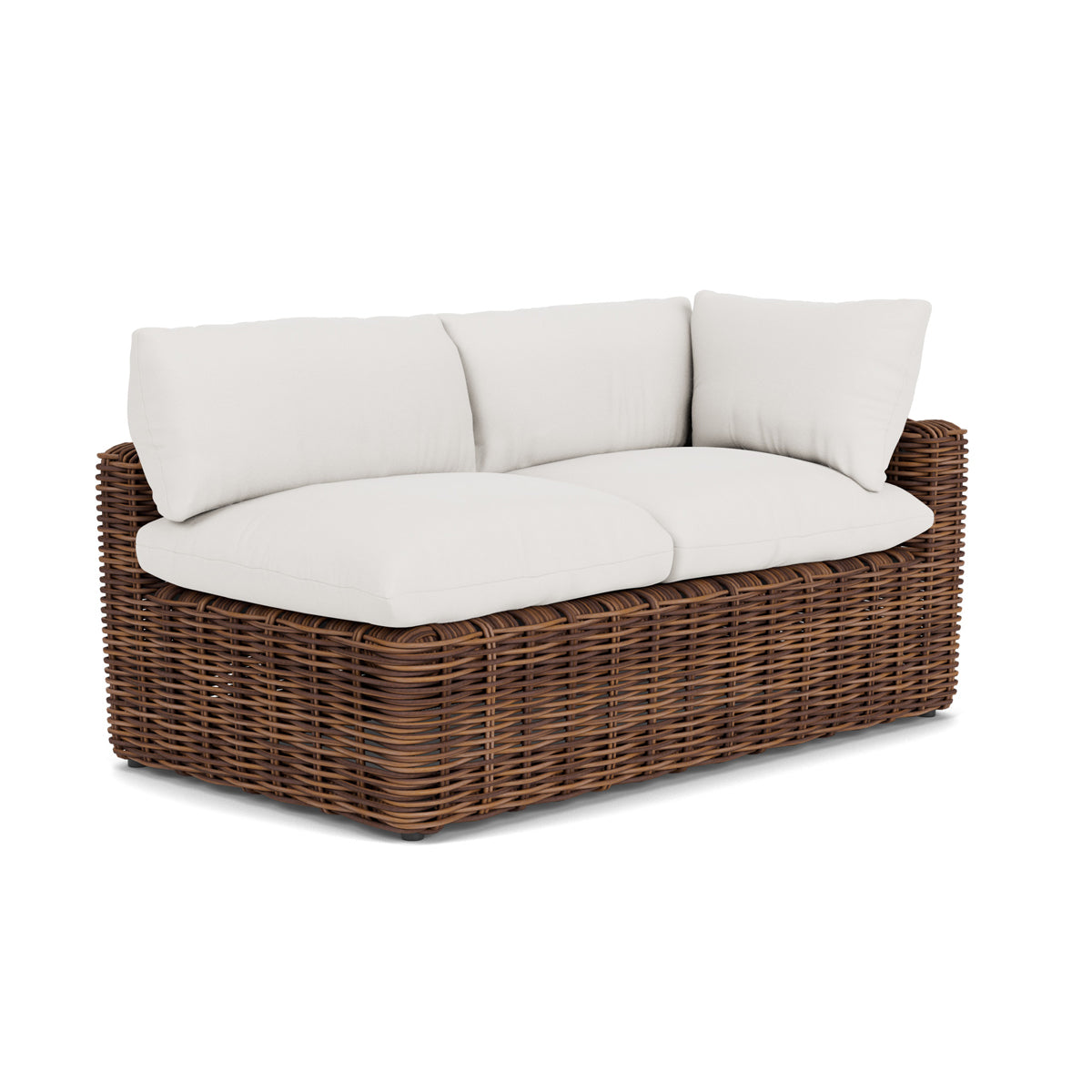 Azza Right Facing Loveseat with NaturalCushions