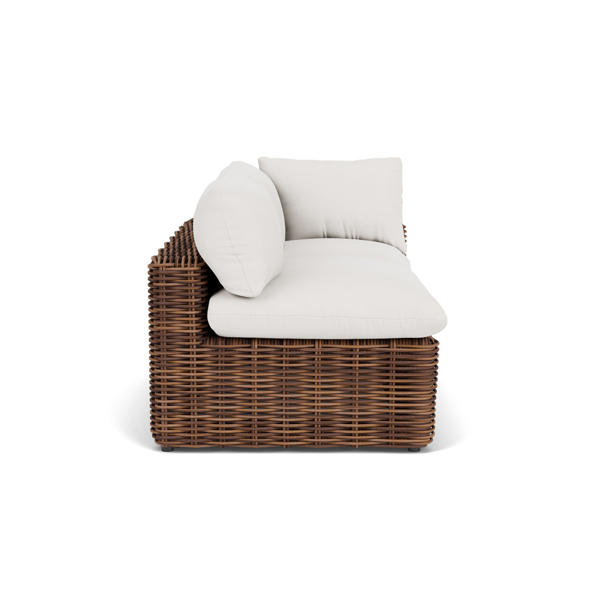 Azza Right Facing Loveseat with NaturalCushions