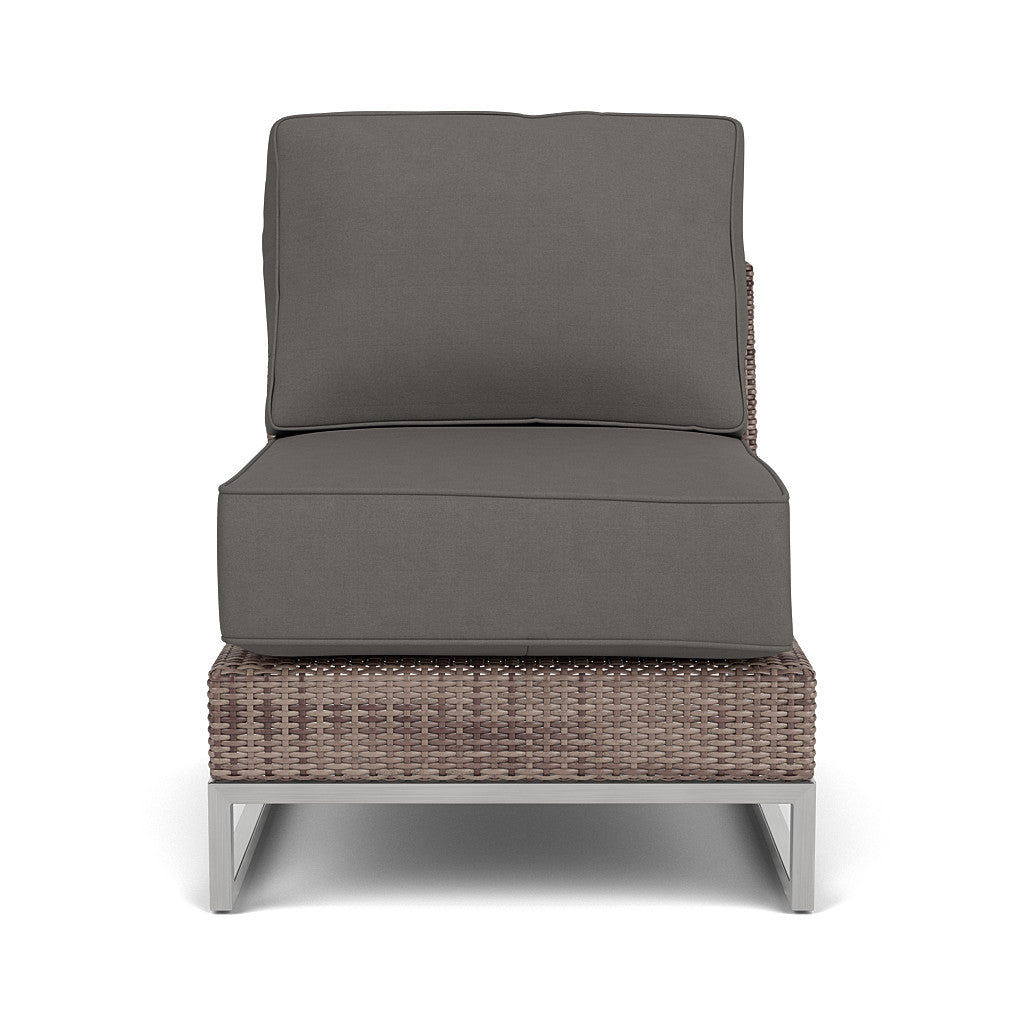 Palms Sectional Armless Chair with Cushion