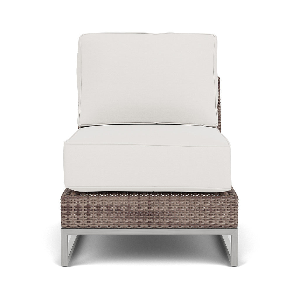 Palms Sectional Armless Chair with Cushion