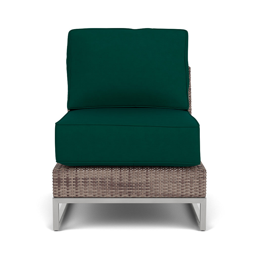 Palms Sectional Armless Chair with Cushion