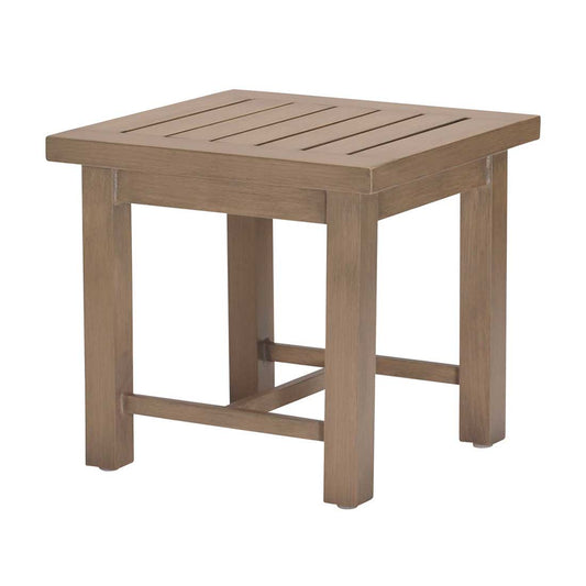 Club Aluminum End Table - Oak