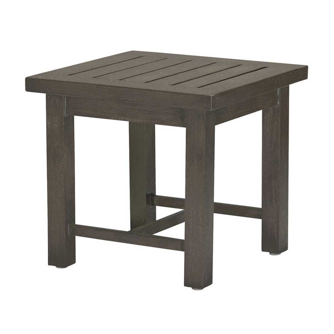 Club Aluminum End Table - Oyster