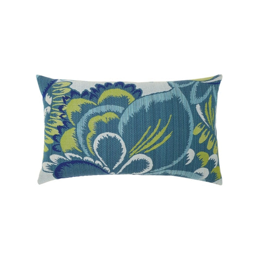 Elaine Smith Floral Wave Lumbar Pillow