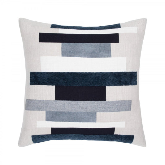 Elaine Smith Energy Blues Square Pillow- 22x22"