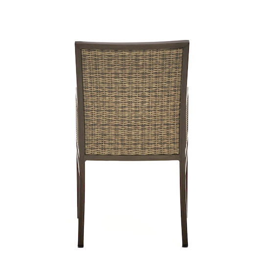 Mia dining chair with arms back view image