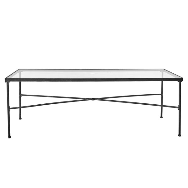 Sonoma Rectangular Dining Table with Glass top