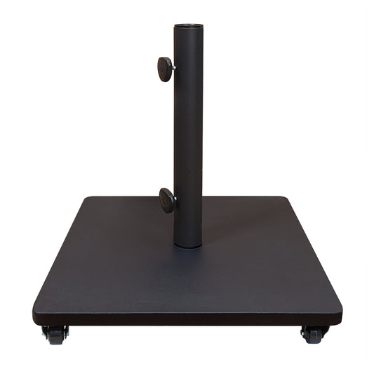 Market Umbrella Square Steel Base (Locking Casters)