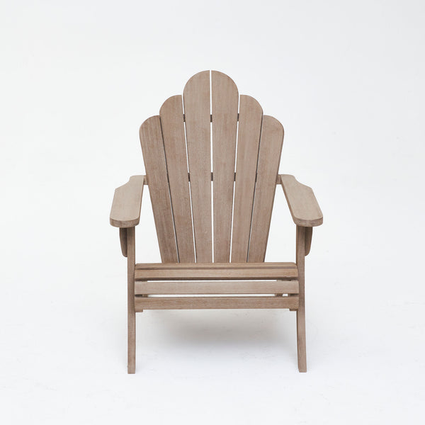 Weathered Teak Adirondack Chair